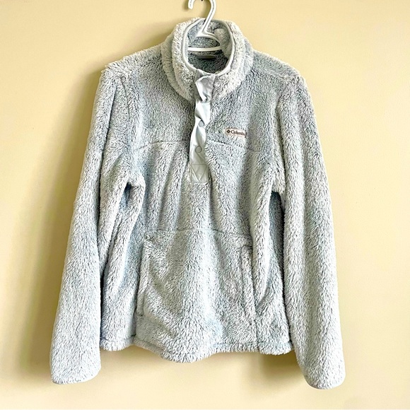 Columbia Tops - Columbia ladies 1/4 snap teddy bear fleece pullover